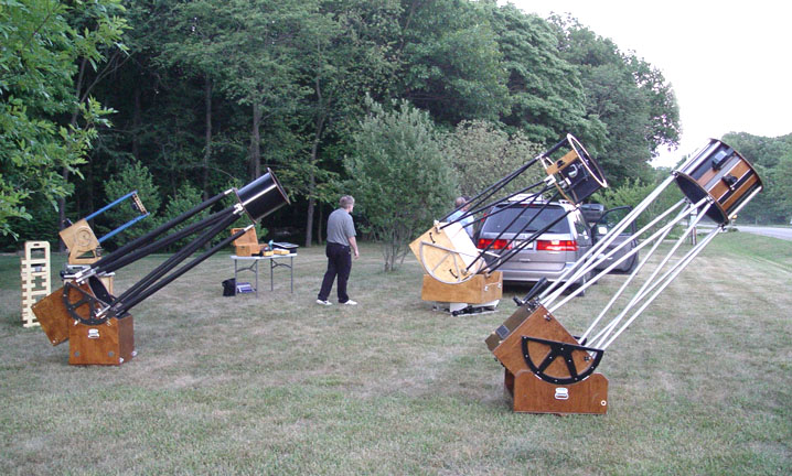 Telescope-fest in the front yard!